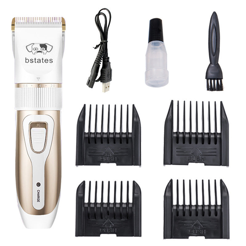 Rechargeable Professional Hair Clipper (Pet/Cat/Dog/Rabbit) Hair Trimmer Dog Hair Clipper Grooming Shaver Set Pets Haircut Tool - Go Bagheera