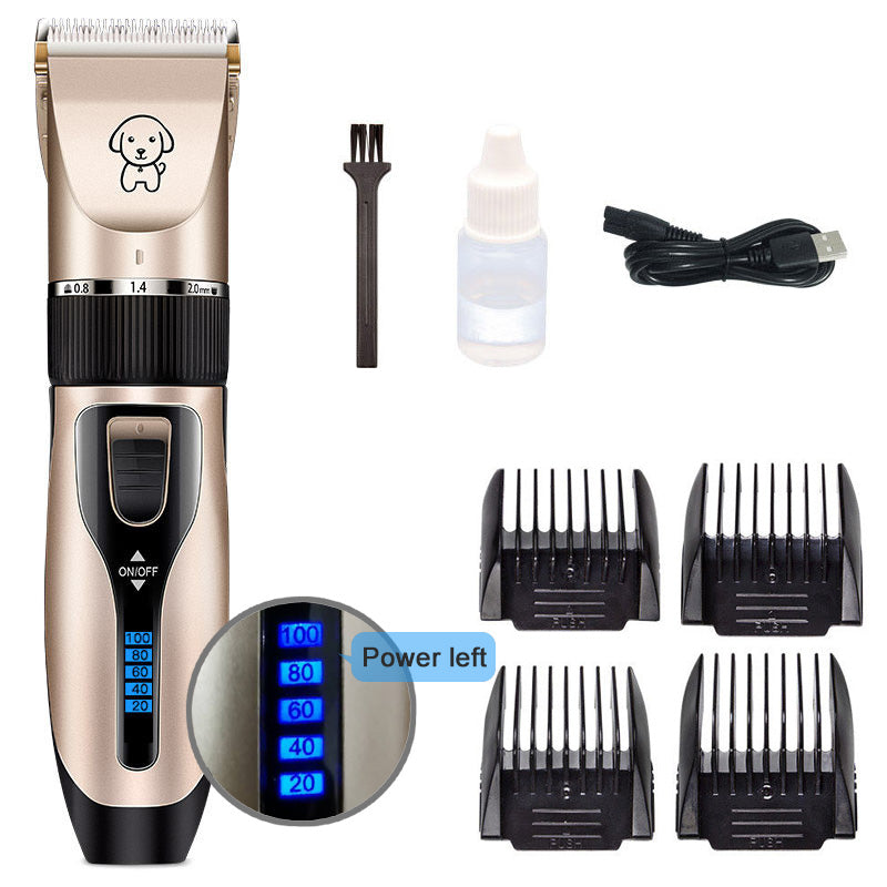 Rechargeable Professional Hair Clipper (Pet/Cat/Dog/Rabbit) Hair Trimmer Dog Hair Clipper Grooming Shaver Set Pets Haircut Tool - Go Bagheera