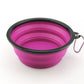 1000ML Pet Bowl Folding Silicone Travel Dog Bowls Walking Portable Water Bowl For Small Medium Dogs Cat Bowls Pet Eating Dishes - Go Bagheera