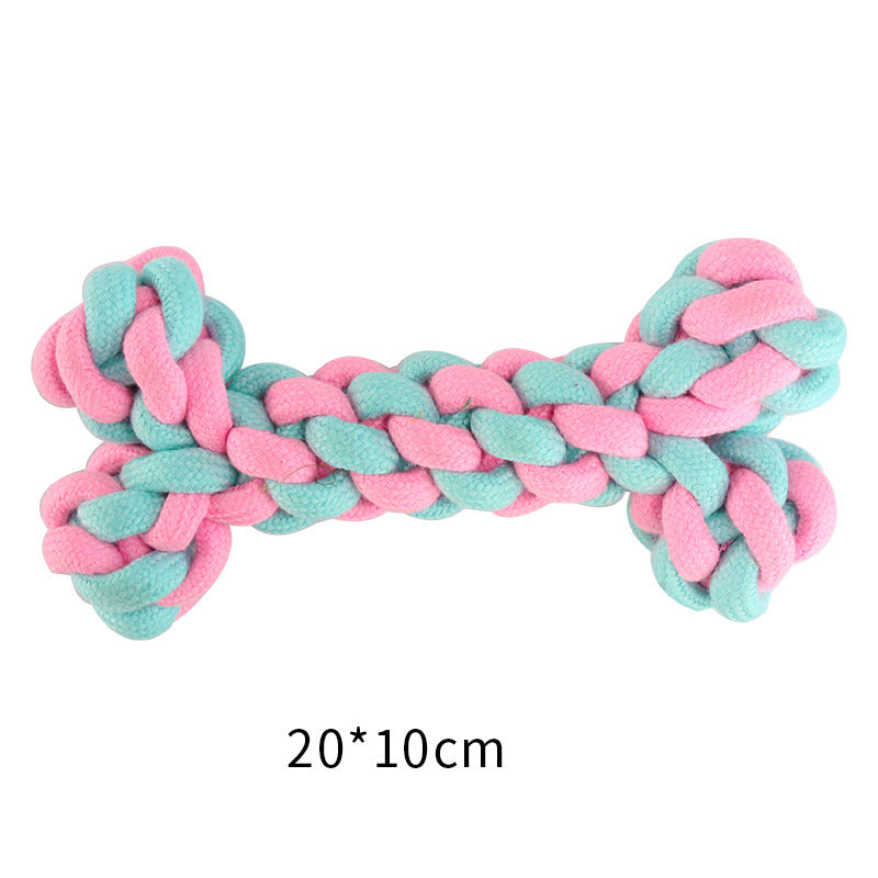 Pet Cotton Knot Toys Combination Biting Molar Dog Toys Pet Toys - Go Bagheera