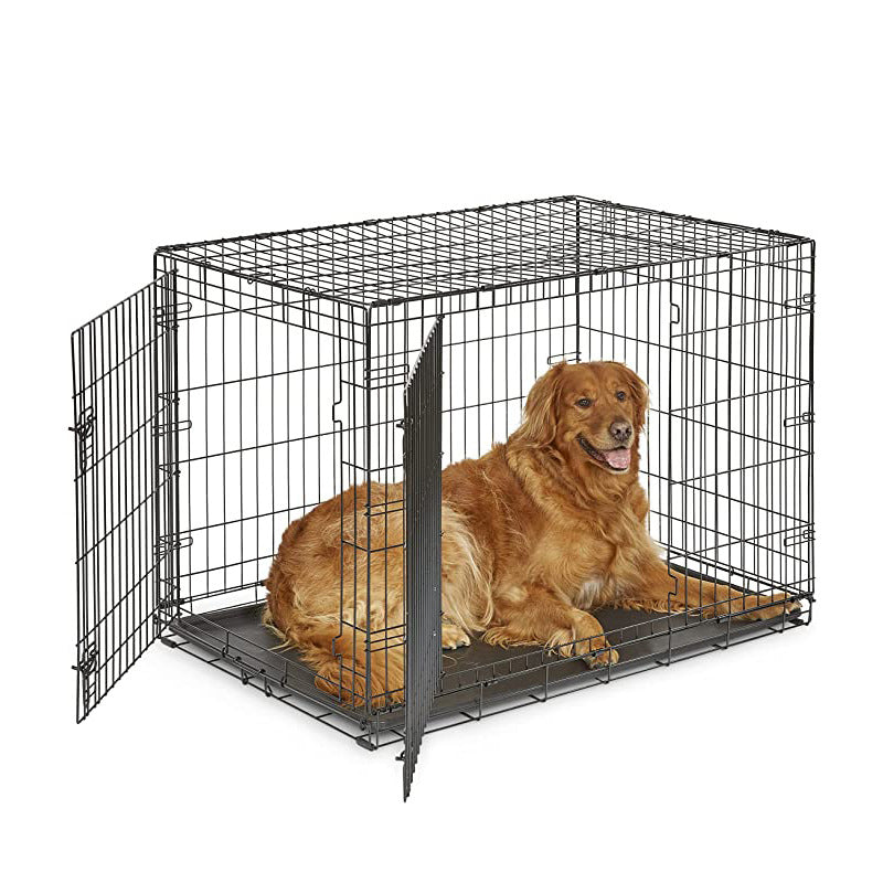 Cage Bottomless Dog Cage Small Dog Cage Teddy Pet Cat Cage Folding Dog Cage - Go Bagheera