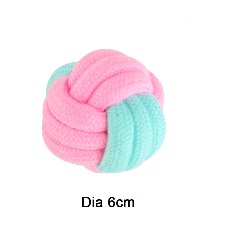 Pet Cotton Knot Toys Combination Biting Molar Dog Toys Pet Toys - Go Bagheera