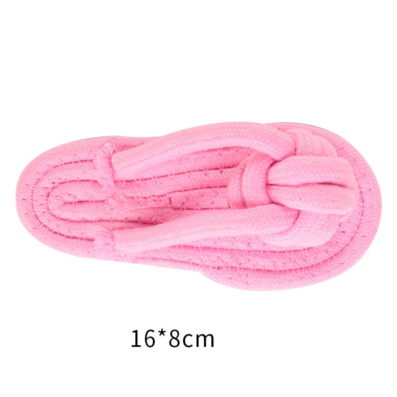 Pet Cotton Knot Toys Combination Biting Molar Dog Toys Pet Toys - Go Bagheera