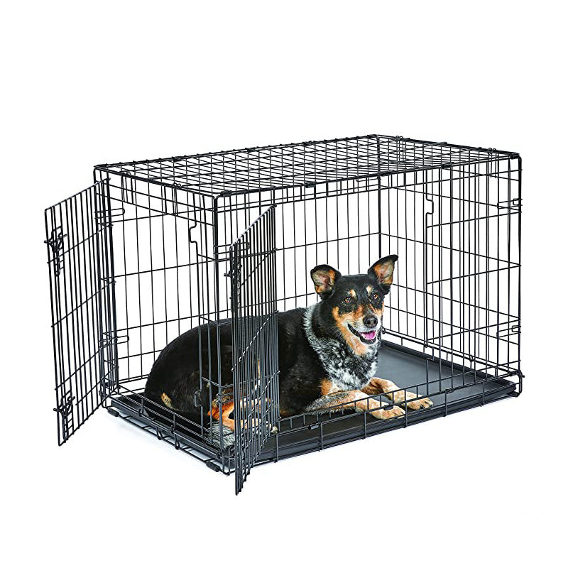 Cage Bottomless Dog Cage Small Dog Cage Teddy Pet Cat Cage Folding Dog Cage - Go Bagheera