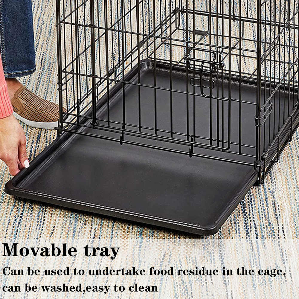 Cage Bottomless Dog Cage Small Dog Cage Teddy Pet Cat Cage Folding Dog Cage - Go Bagheera