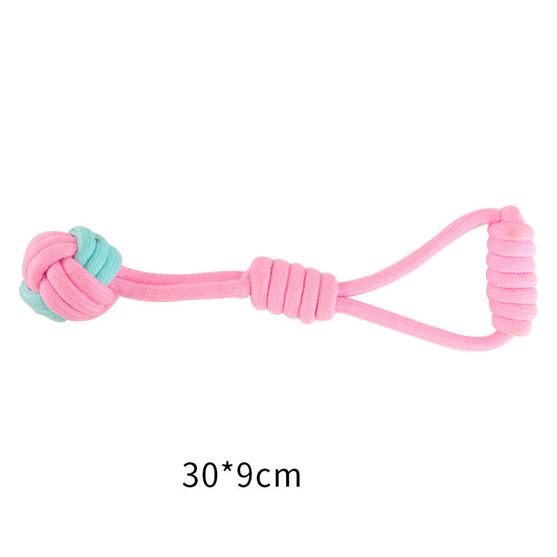 Pet Cotton Knot Toys Combination Biting Molar Dog Toys Pet Toys - Go Bagheera