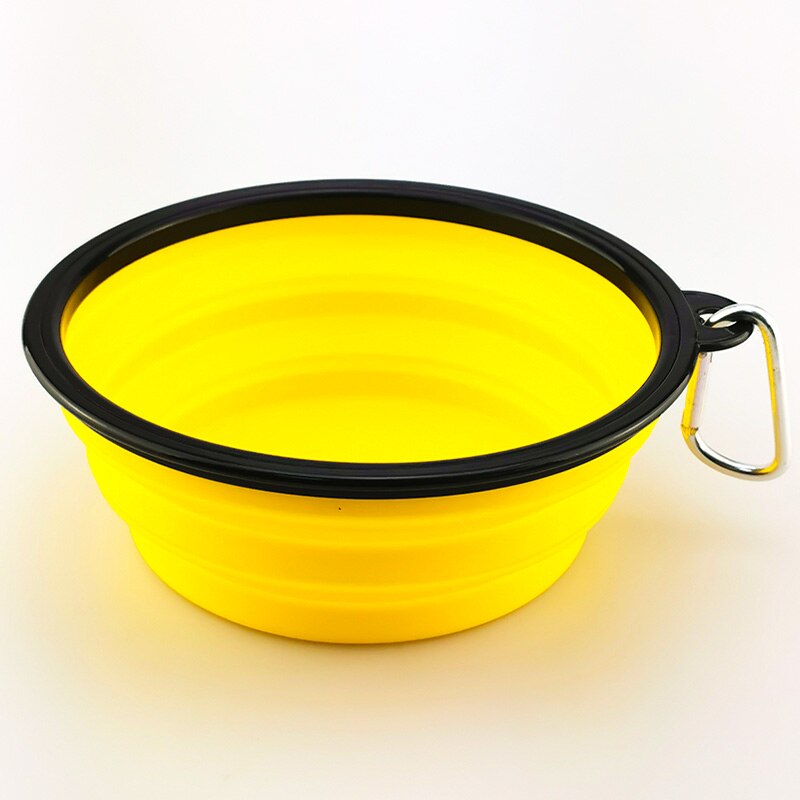 1000ML Pet Bowl Folding Silicone Travel Dog Bowls Walking Portable Water Bowl For Small Medium Dogs Cat Bowls Pet Eating Dishes - Go Bagheera