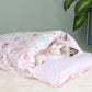 Japanese Cat Bed Winter Closed Removable Washable Warm Dog Sleeping Bag Deep Sleep Dog Cushion House Cats Nest Beds with pillow - Go Bagheera