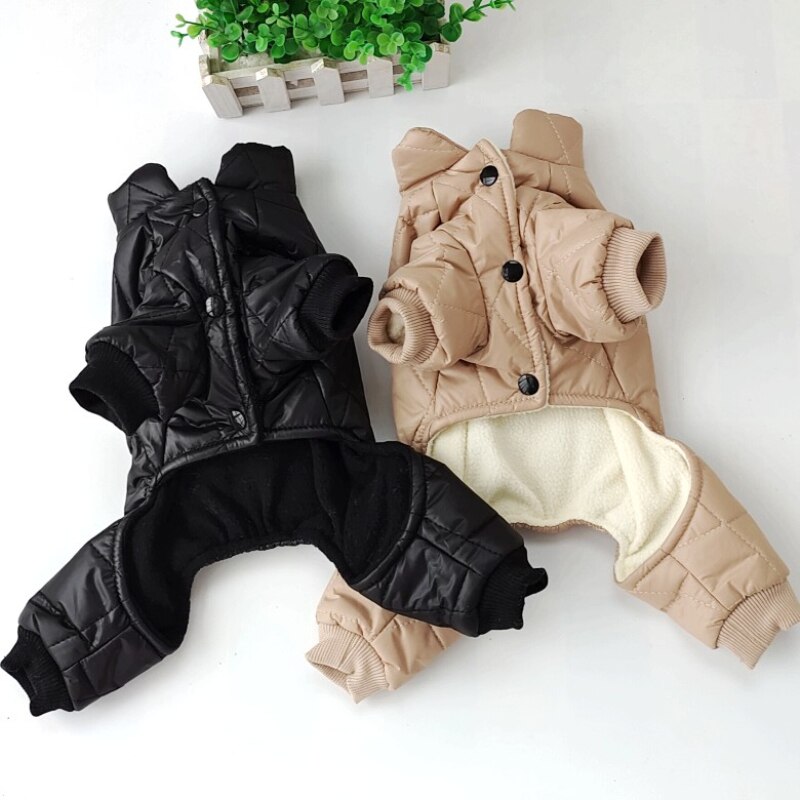 Waterproof Dog Clothing Winter Dog Jumpsuit Rompers Warm Puppy Coat Jacket Yorkie Pomeranian Poodle Bichon Small Dog Clothes - Go Bagheera