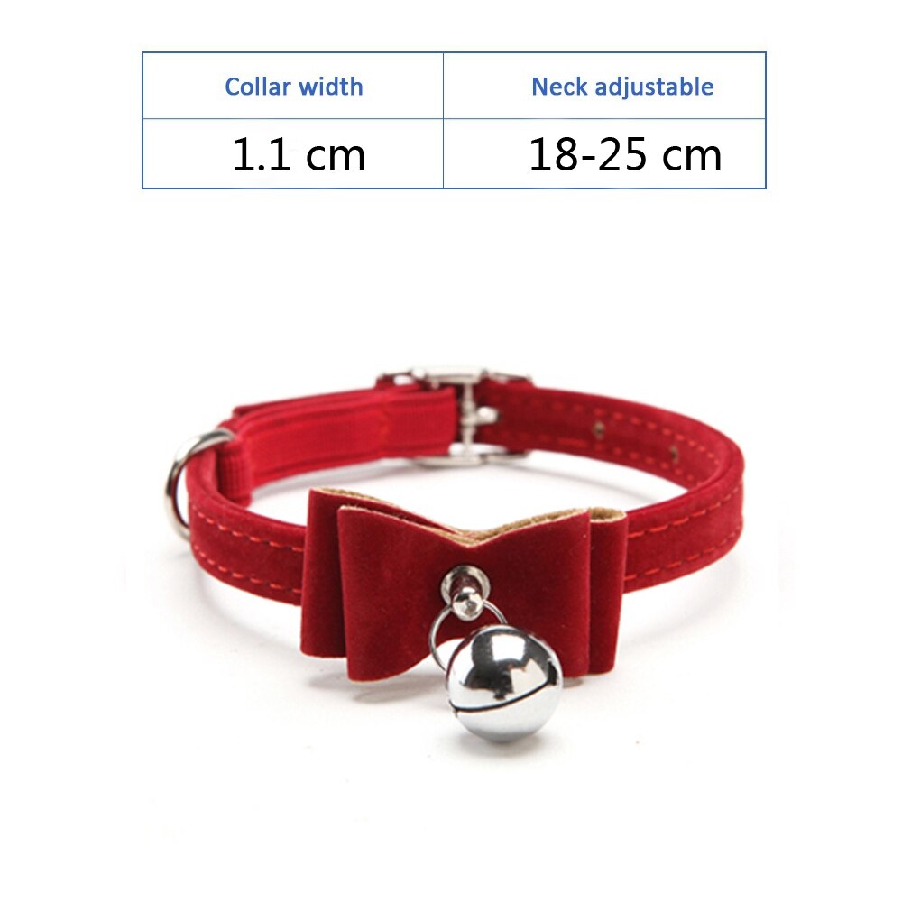 Cat Collar With Bell Collar For Cats Kitten Puppy Leash Collars For Cats Dog Chihuahua Pet Cat Collars Leashes Lead Pet Supplies - Go Bagheera