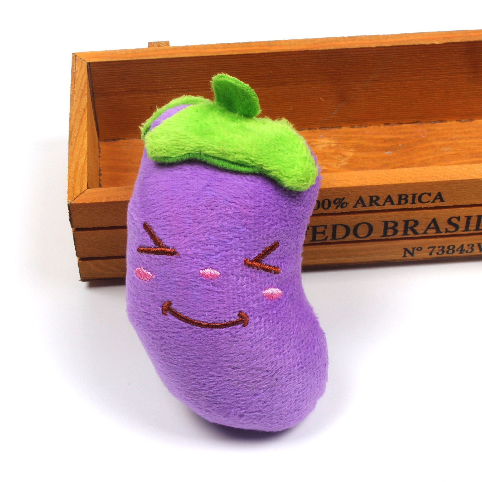 Pet Supplies Plush Toy Simulation Eggplant - Go Bagheera